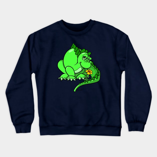 Cute Dino Dinosaur Lover Saurus Crewneck Sweatshirt by ScottyGaaDo